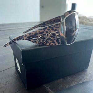 Dolce & Gabbana DG2014 Y2K Leopard/Tortoise Shield Sunglasses
